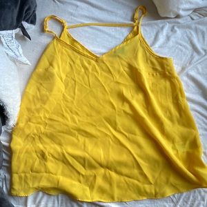 bright yellow tank